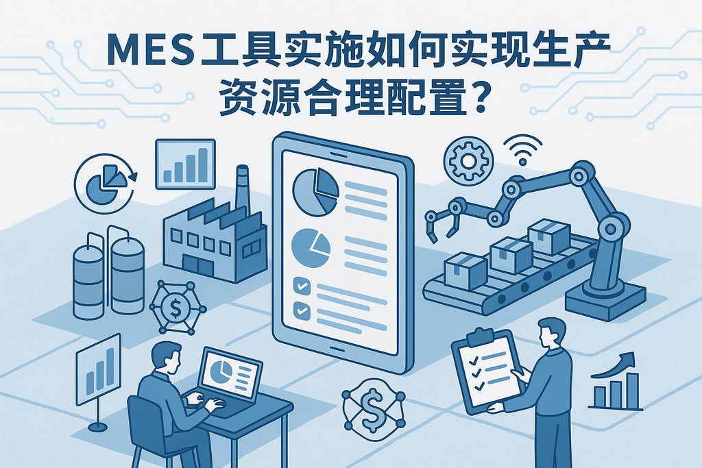 MES 工具实施如何实现生产资源合理配置？